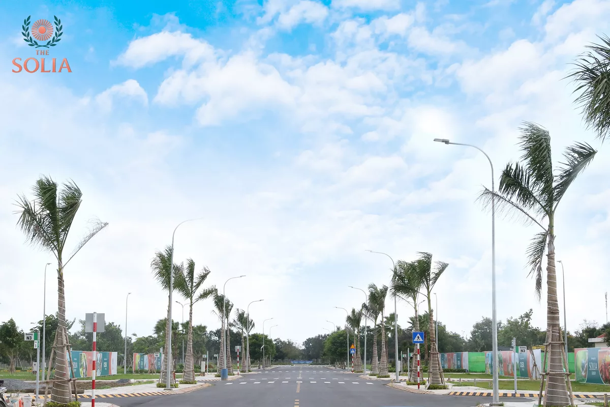 hình ảnh thực tế khu đô thị The Solia