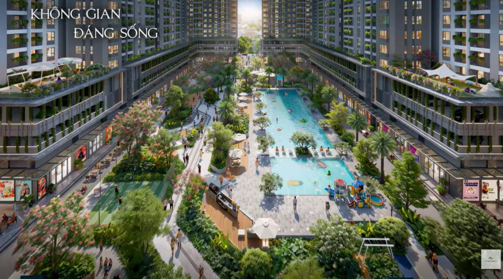 Hồ bơi dài chuẩn Olympic
