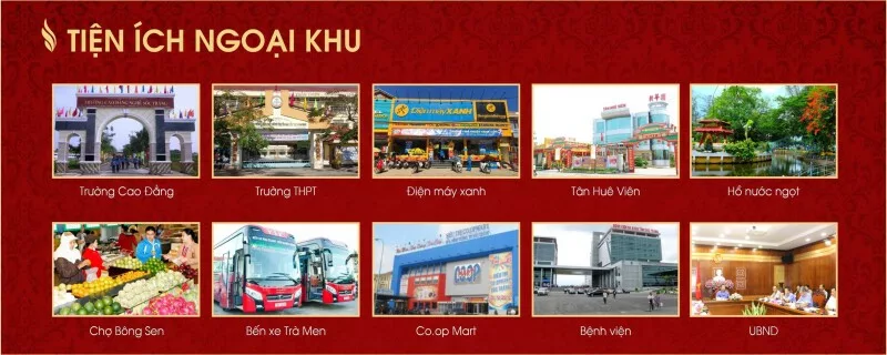 Tiện ích ngoại khu đa dạng, kết nối nhanh chóng